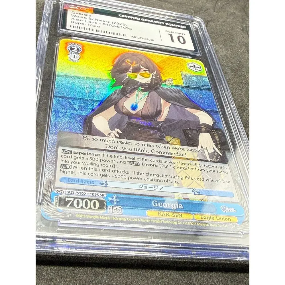 2023 Azur Lane Georgia Kan-Sen Weiss Schwarz Super Rare Foil CGC 10 Gem Mint JPN